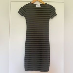 Zara Ribbed TShirt Dress